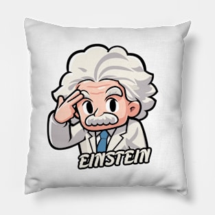 Einstein illustration Pillow