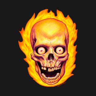 Flaming Skull T-Shirt