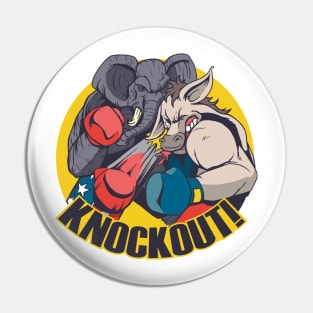 REPUBLICAN KNOCKOUT Pin