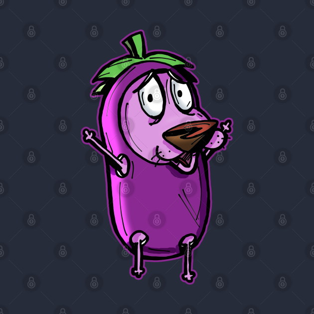 Courage the Cowardly Dog™ in the Great Eggplant Costume Courage The