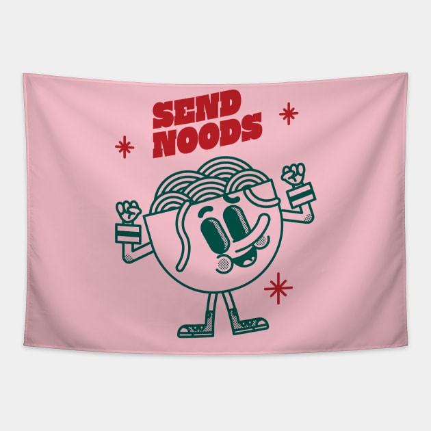 Send Noods! Tapestry by Geeksarecool