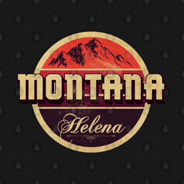 Montana State Vintage by CTShirts