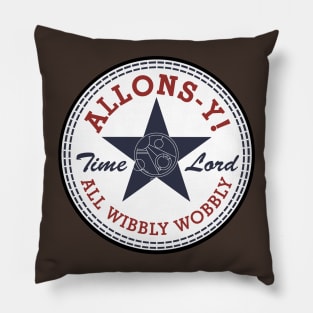 Allons-y! All Wibbly Wobbly Pillow