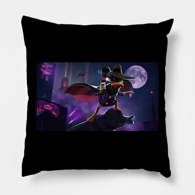 Darkwing Duck Pillow by uncannyknack