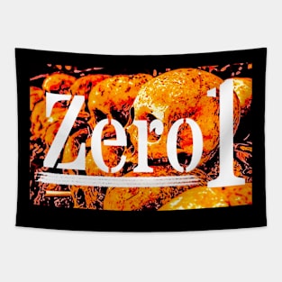 Zero1-1.41 skull logo Tapestry