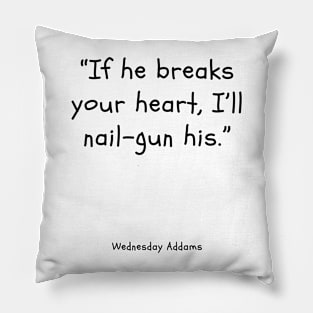 Wednesday Addams Pillow