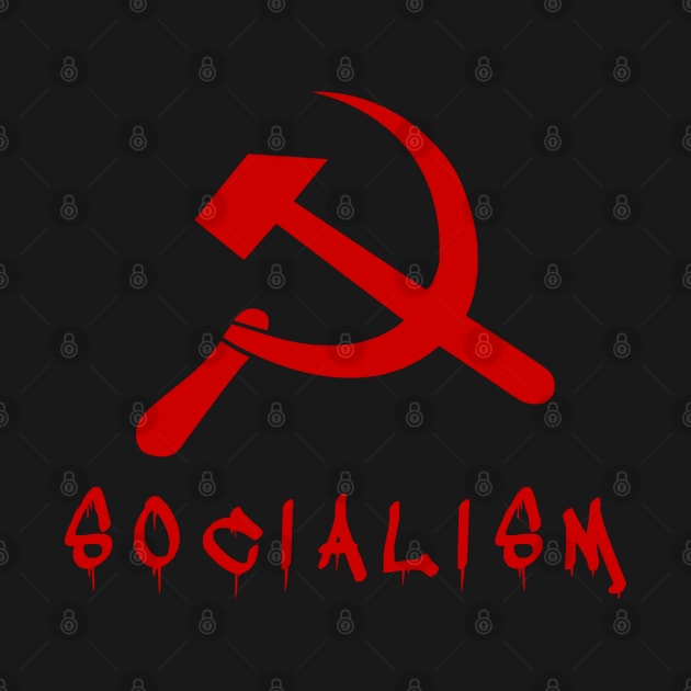 Socialism Halloween Horror Red Zombie Apocalypse by Styr Designs