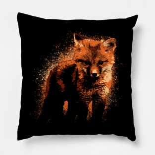 Wild Fox Cub Pillow