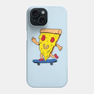 pizza riding skateboard Phone Case