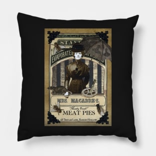 Mrs. Macabre's Meatpies Pillow