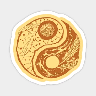 Terracotta Yin Yang Magnet