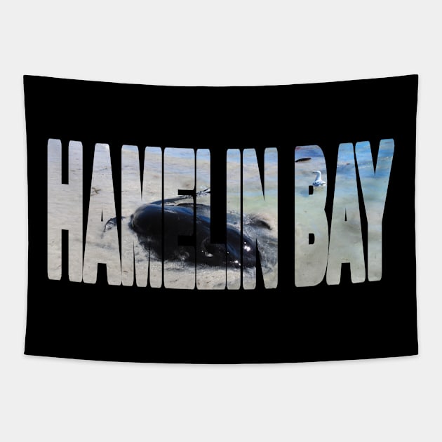 HAMELIN BAY - Giant Stingray Western Australia Tapestry by TouristMerch