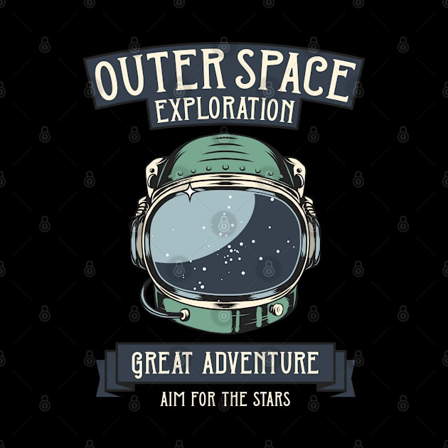 Astronaut Outer Space Adventure by ShirtyLife