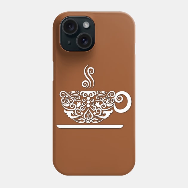 White Coffee Phone Case by tsign703