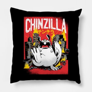 CHINCHILLA MONSTER - CHINZILLA! Pillow