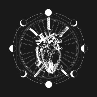 Tarot Heart Moon T-Shirt