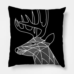 Deer Head Pillow