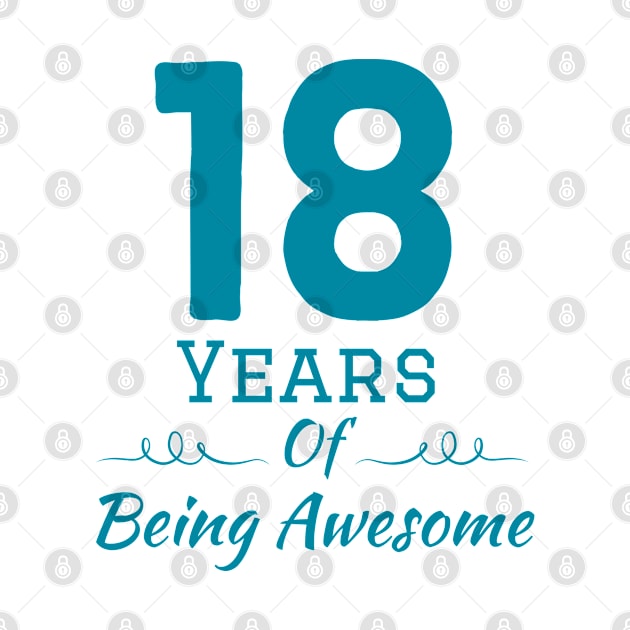 18 years of being awesome birthday by Bakr