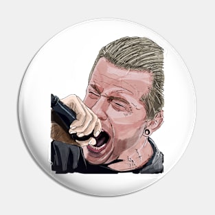 The Hardcore Vocalist Pin