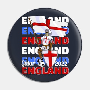 England Qatar World Cup 2022 Pin