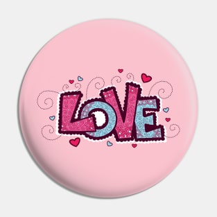 Love forever Pin