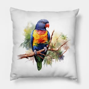 Rainbow Lorikeet Pillow