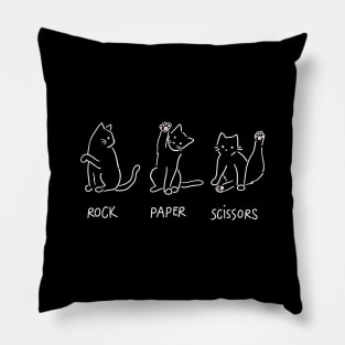 Rock Paper Scissors Cheeky Pillow