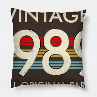 Vintage 1989 All Original Parts Pillow