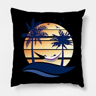 Demisexual Pride Hammock Summer Beach Sunset Pillow