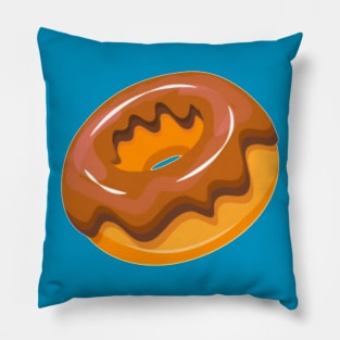 Brown donut Pillow