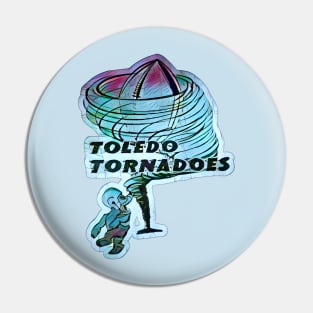 Toledo Tornadoes Football Pin