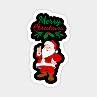 Merry Christmas Santa Magnet