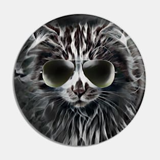 Smokey Cat Pin