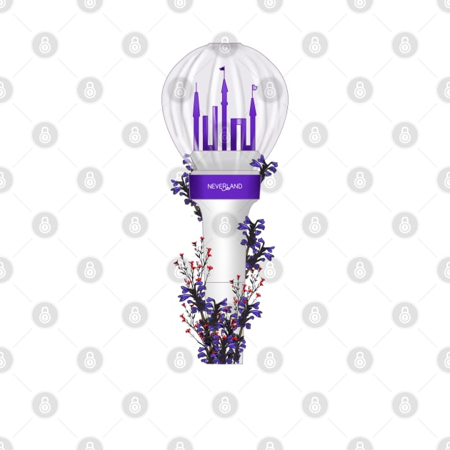 G-Idle Floral Lightstick kpop by RetroAttic