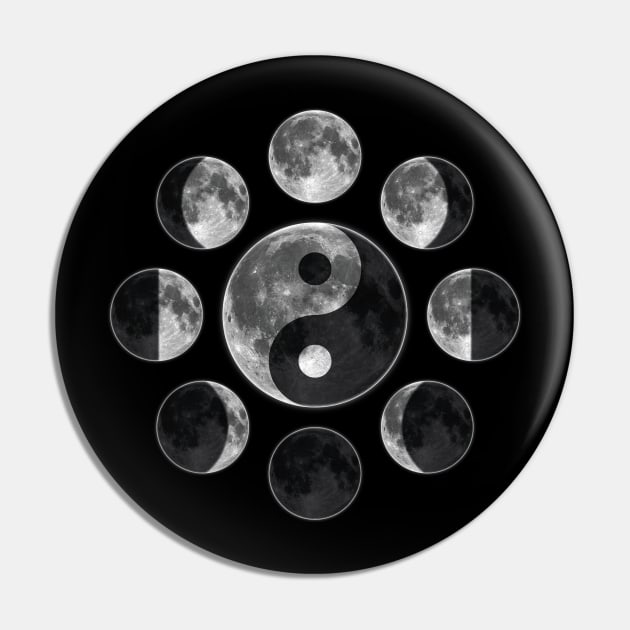 Ying Yang Moon Phases Pin by meownarchy