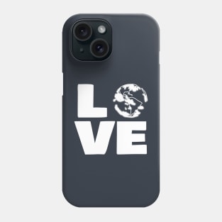 Love Earth Typography for Earth Day Phone Case