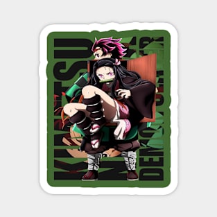 Tanjiro And Nezuko Demon Slayer Magnet