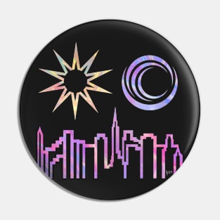 Dichotomy City Pin