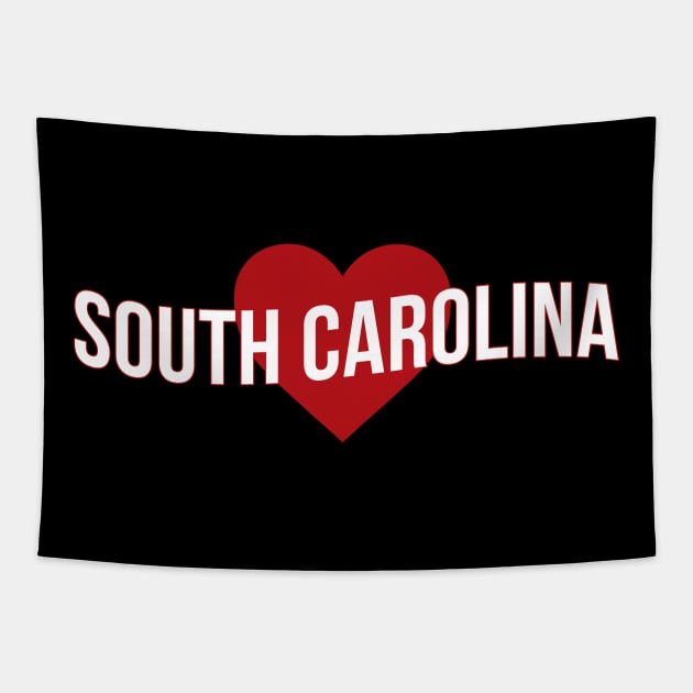 South Carolina Love Tapestry by Novel_Designs