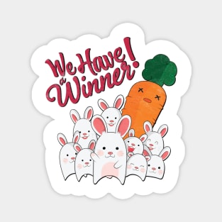 Winner Bunny Magnet