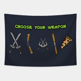 ninja weapons Tapestry