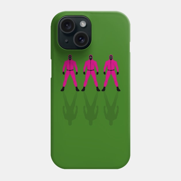 Squid Game Guards Phone Case by CoolDojoBro