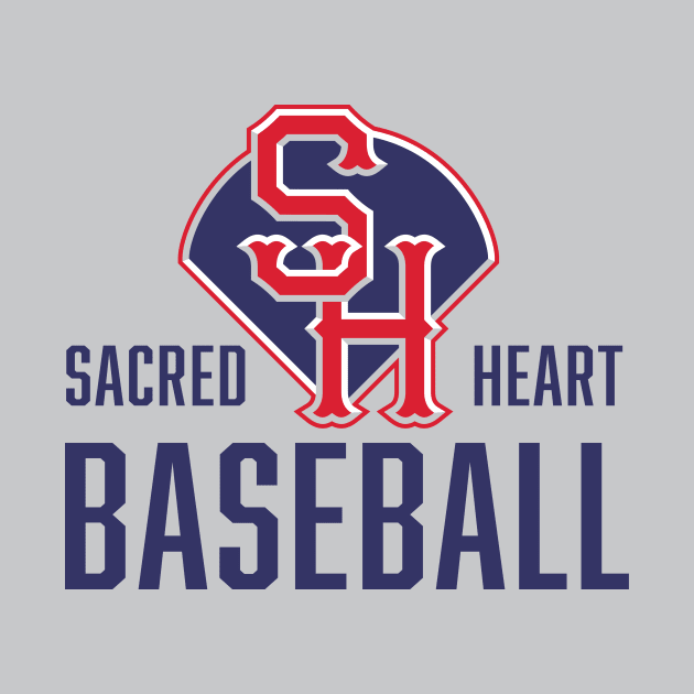 Sacred Heart baseball – blue by SHAngelsShop