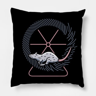 Escape the Rat Race Pillow