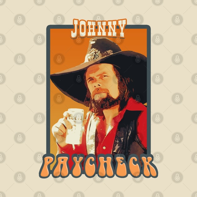 Johnny Paycheck // Retro by Mandegraph