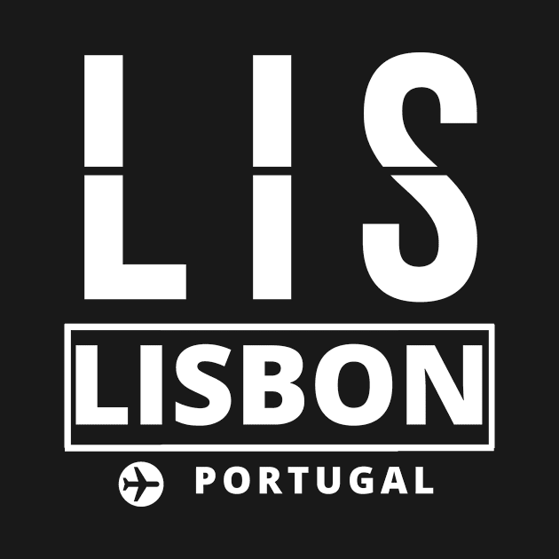 LIS - Lisbon airport code by Luso Store