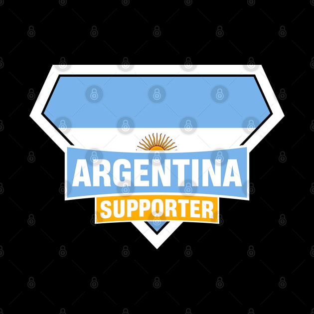 Argentina Super Flag Supporter by ASUPERSTORE