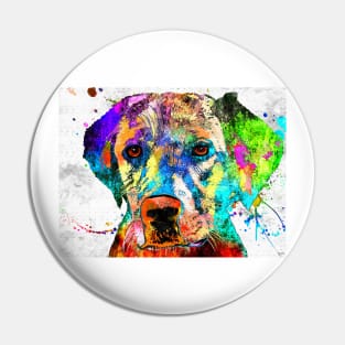 Labrador Retriever Grunge Pin