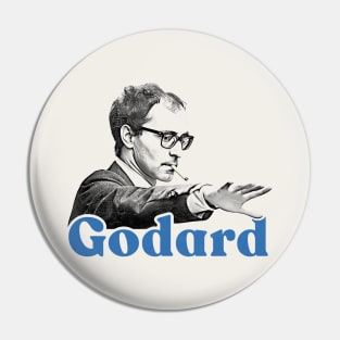 Jean-Luc Godard --Fan Artwork Pin