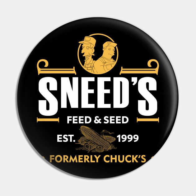 Sneed's Feed and Seed Pin by Realthereds